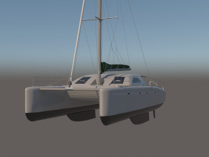 Sea Yacht Catamaran 3D मॉडल