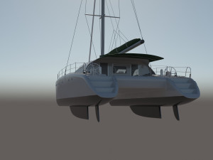 Sea Yacht Catamaran 3D मॉडल