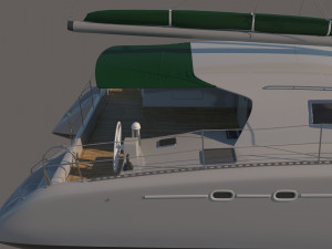 Sea Yacht Catamaran 3D मॉडल