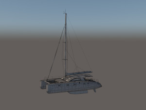 Sea Yacht Catamaran 3D मॉडल