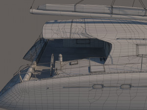 Sea Yacht Catamaran 3D मॉडल