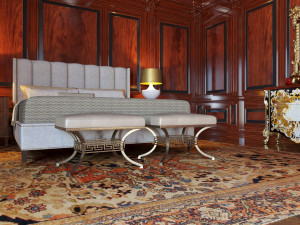 Art Deco Bedroom 3D Model