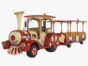 Trackless Train Modelo 3D