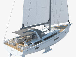 BENETEAU Oceanis Yacht 54 v2 3D मॉडल