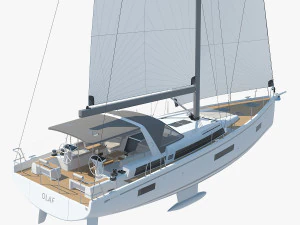 博纳多遨享仕游艇 54 v2 3D 模型
