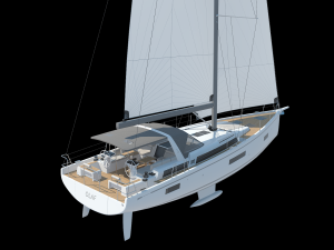 BENETEAU Oceanis Yacht 54 v2 3D Model