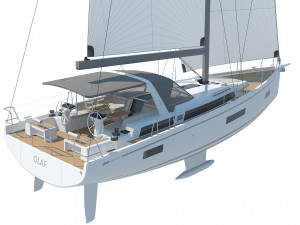 BENETEAU Oceanis Yacht 54 v2 3D Model