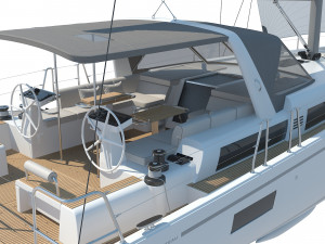 BENETEAU Oceanis Yacht 54 v2 3D Model