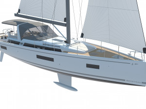 BENETEAU Oceanis Yacht 54 v2 3D Model