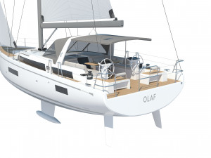 BENETEAU Oceanis Yacht 54 v2 3D Model