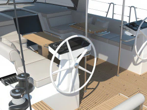 BENETEAU Oceanis Yacht 54 v2 3D Model