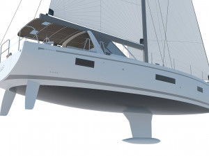BENETEAU Oceanis Yacht 54 v2 3D Model