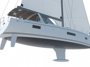 BENETEAU Oceanis Yacht 54 v2 3D Model