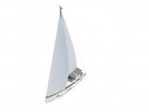 BENETEAU Oceanis Yacht 54 v2 3D Model