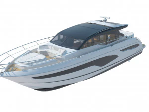 Princess V65 Yacht 3D Model