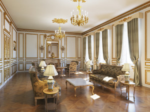 Neoclassic Interior Modelo 3D