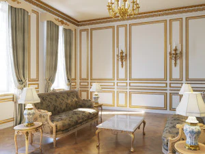 Neoclassic Interior 3D Model
