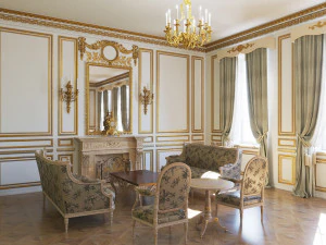 Neoclassic Interior 3D Model