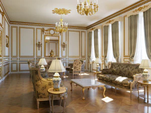 Neoclassic Interior 3D Model