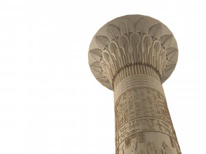 Egipt Column 3D Model