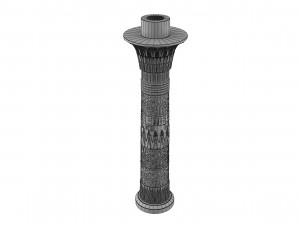 Egipt Column 3D 模型