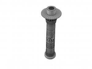 Egipt Column 3D 模型