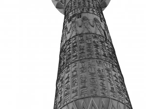 Egipt Column 3D Model