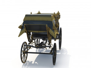 Baroque Carriage 3D Модель