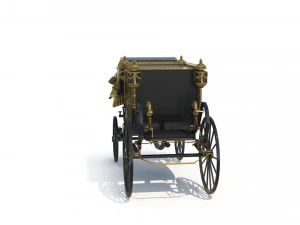 Baroque Carriage 3D Model