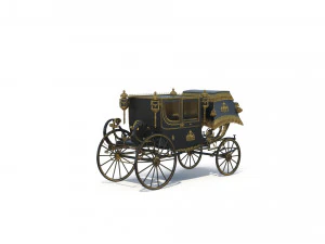 Carrozza barocca Modello 3D