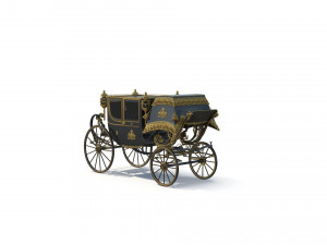 Baroque Carriage 3D Модель