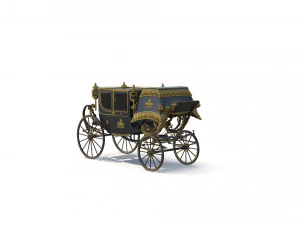 Baroque Carriage 3D Model