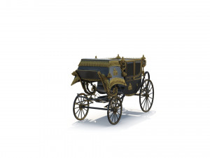 Baroque Carriage 3D Модель