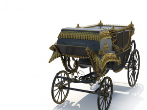 Baroque Carriage 3D Модель