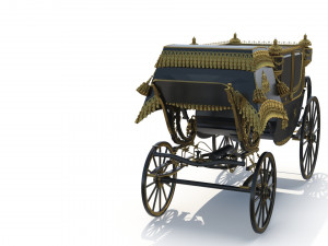 Baroque Carriage 3D Модель