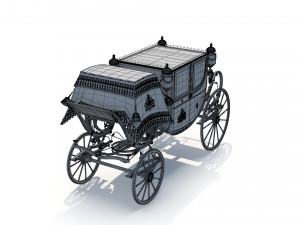 Baroque Carriage 3D Модель