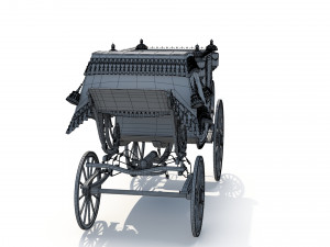 Baroque Carriage 3D Модель