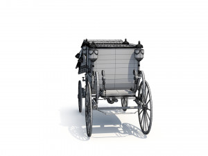 Baroque Carriage 3D Модель