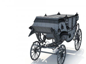 Baroque Carriage 3D Model