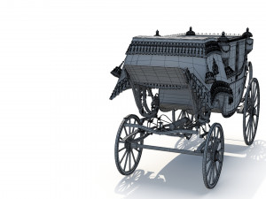 Baroque Carriage 3D Модель