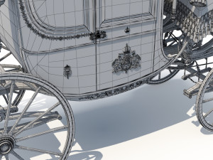 Baroque Carriage 3D Модель