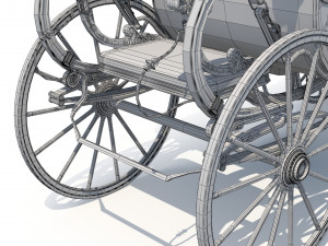 Baroque Carriage 3D Модель