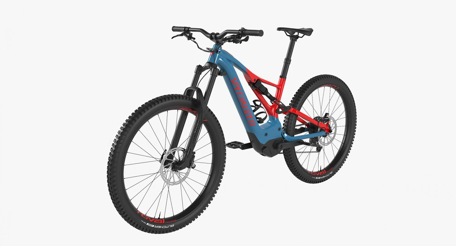 Bicicleta eléctrica Specialized Turbo Levo 2019 Modelo 3D .c4d .max .obj .3ds .fbx .stl .blend