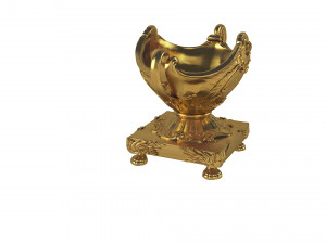 Golden Vase 3D Model