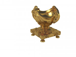 Golden Vase 3D Model