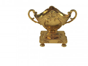 Golden Vase 3D Model