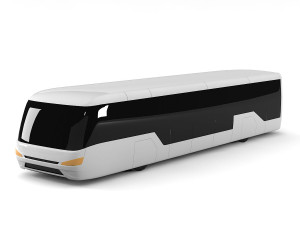 VIVAIR 88W Low Poly Bus 3D मॉडल