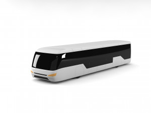 VIVAIR 88W Low Poly Bus 3Dモデル