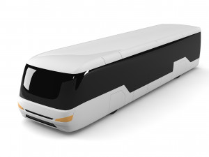 VIVAIR 88W Low Poly Bus 3Dモデル
