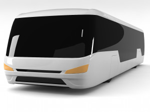 VIVAIR 88W Low Poly Bus 3Dモデル